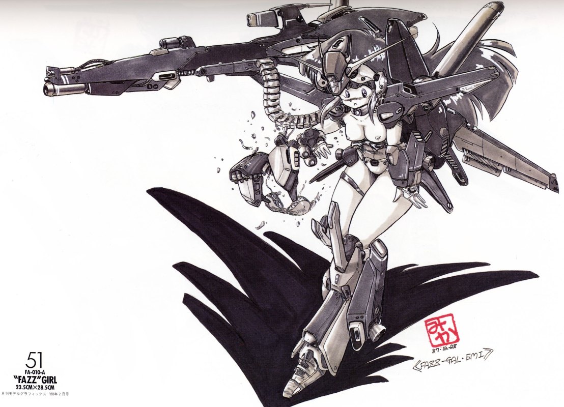 Otaku Gallery  / Art Books / Gundam - Mobile Suit Girls - Mika Akitaka / 046.jpg